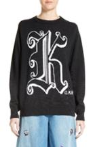 Women's Christopher Kane Jacquard Wool Sweater