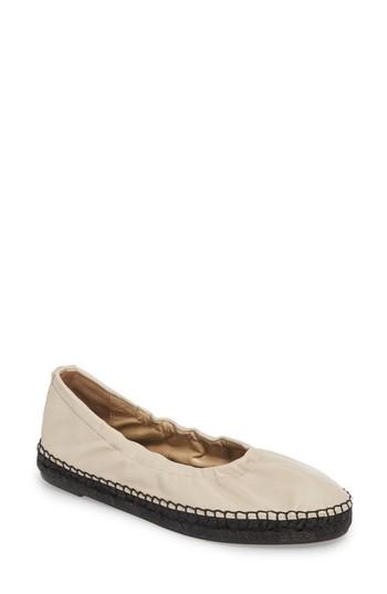Women's Etienne Aigner Fiji Espadrille Ballet Flat M - Beige