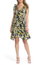 Women's Paige Meera Ruffle Fit & Flare Dress - Black