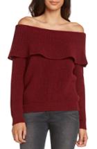 Women's Willow & Clay Off The Shoulder Sweater - Red