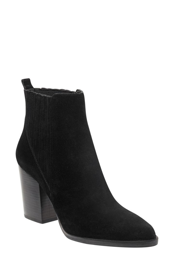 Women's Marc Fisher D Alva Bootie, Size 7.5 M - Black