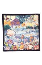 Women's Salvatore Ferragamo Faune-dreamy Landscape Silk Square Scarf