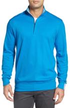 Men's Bobby Jones 'new Leaderboard' Quarter Zip Pullover - Blue