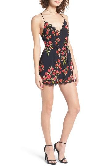 Women's Nbd Davis Floral Print Romper