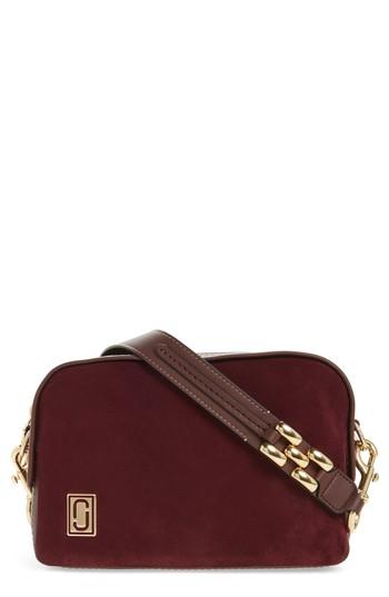 Marc Jacobs The Squeeze Suede & Leather Shoulder Bag - Black