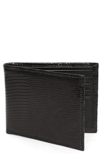 Men's Torino Belts Genuine Lizard Wallet -