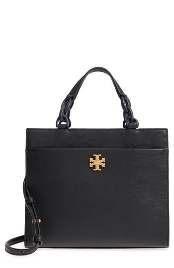 Tory Burch Kira Small Leather Tote - Black
