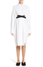 Women's Proenza Schouler Pswl Belted Poplin Shirtdress