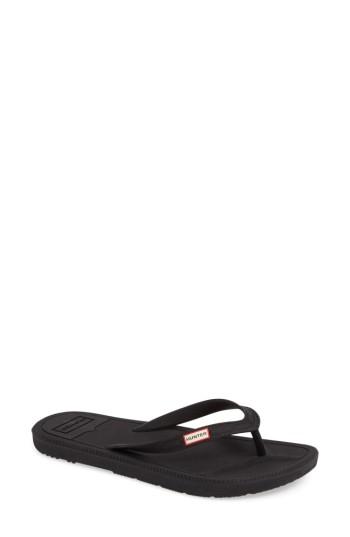 Women's Hunter Original Flip Flop M - Black