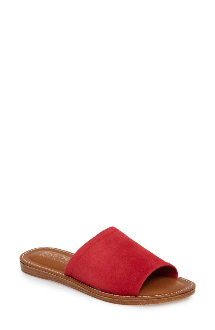 Women's Bella Vita Ros Slide Sandal M - Red
