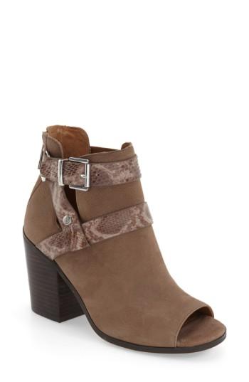 Women's Arturo Chiang 'caraleigh' Peep Toe Bootie M - Yellow