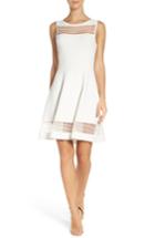 Women's French Connection Tobey Fit & Flare Sweater Dress - White