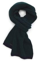 Men's Ted Baker London Walnut Wool Blend Scarf, Size - Blue