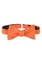 Men's Ted Baker London Professional Solid Silk Bow Tie, Size - Orange