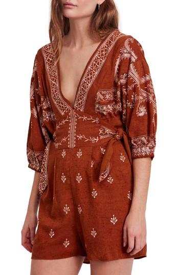 Women's Free People Azalia Romper - Brown