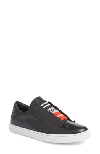 Women's Fendi Rockoclick Slip-on Sneaker .5us / 36eu - Black