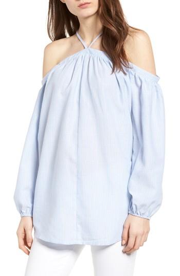 Women's Bishop + Young Ana Stripe Off The Shoulder Top - Blue