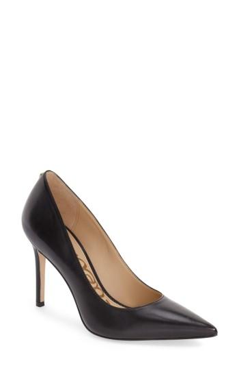 Women's Sam Edelman Hazel Pointy Toe Pump .5 N - Black