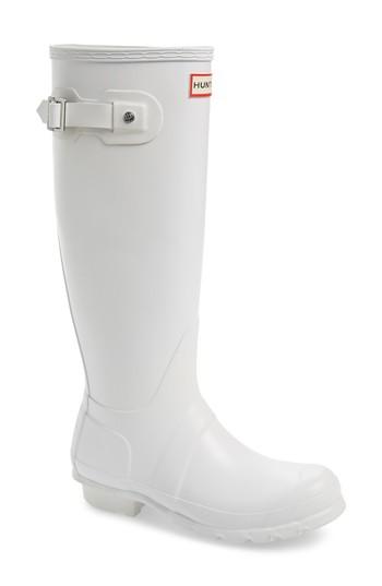 Women's Hunter 'original ' Rain Boot, Size 8 M - White