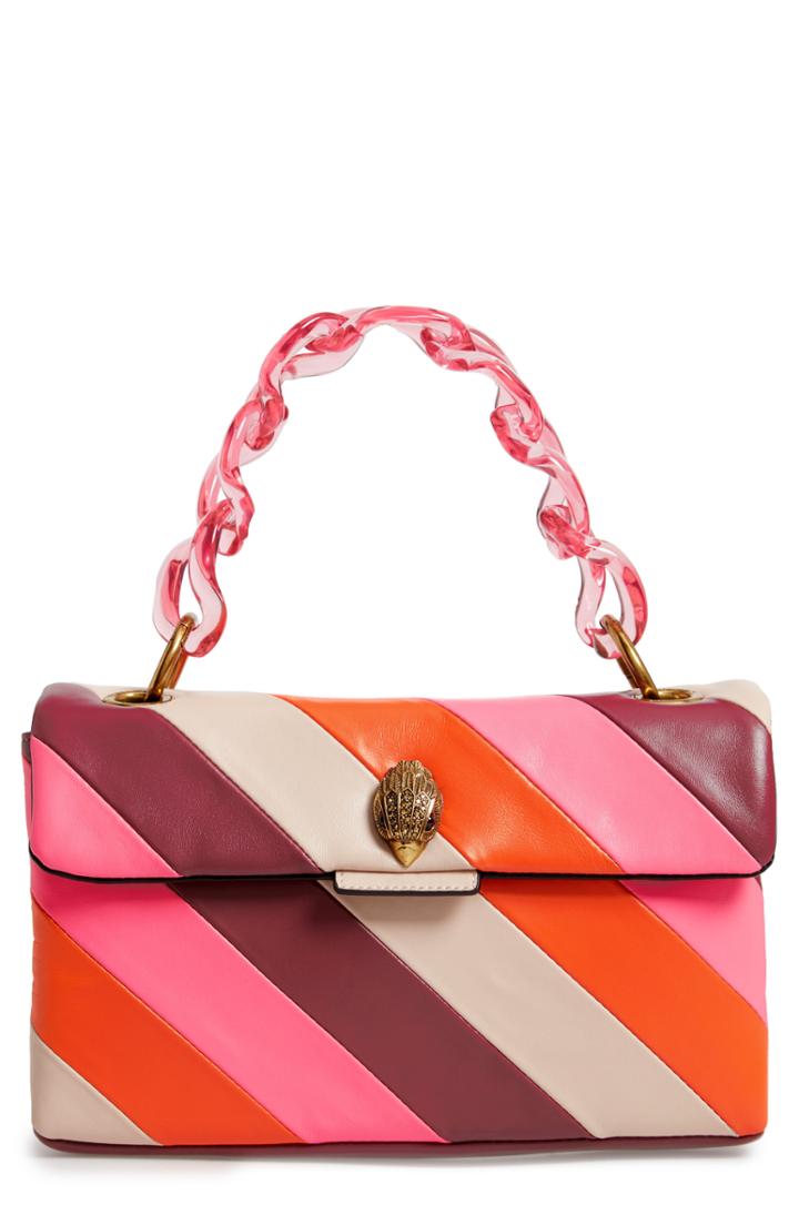 Kurt Geiger London Soho Leather Shoulder Bag - Pink