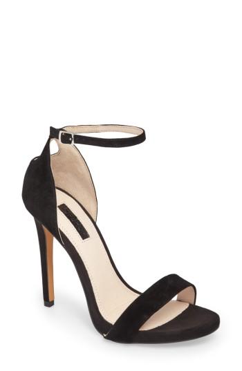 Women's Topshop Raphie Ankle Strap Sandal .5us / 36eu - Black