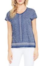 Women's Two By Vince Camuto Tile Border Print Tee - Blue