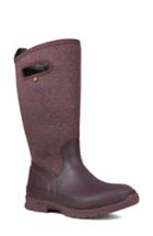 Women's Bogs 'crandall' Waterproof Boot, Size 6 M - Burgundy