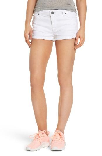 Women's Sts Blue Boyfriend Shorts - White