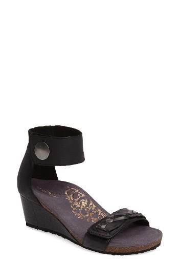 Women's Aetrex Becca Cuff Wedge Sandal