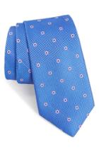 Men's Nordstrom Men's Shop Dazzle Neat Silk Tie, Size - Blue