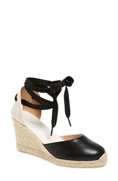 Women's Soludos Wedge Sandal M - Black