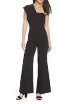Women's Nsr One-shoulder Jumpsuit - Black