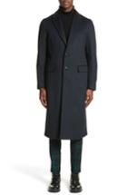 Men's Burberry Flynn Wool & Cashmere Topcoat - Blue