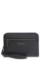 Men's Salvatore Ferragamo Firenze Pouch - Black