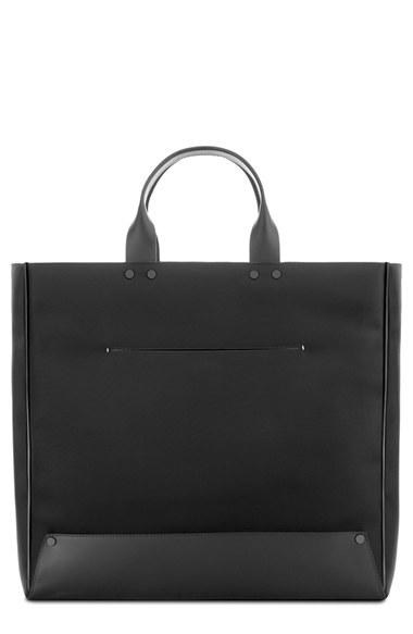 Men's Troubadour Nylon & Leather Tote Bag -