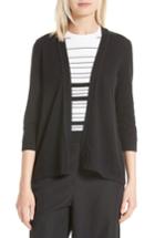 Women's Kate Spade New York Open Cotton & Cashmere Cardigan, Size - Black