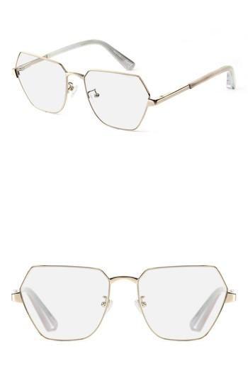 Women's Elizabeth And James Henly 54mm Optical Glasses - Light Gold