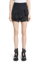 Women's 3.1 Phillip Lim Ruffle Apron Shorts - Blue