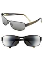 Men's Maui Jim 'black Coral - Polarizedplus2' 65mm Sunglasses - Matte Black