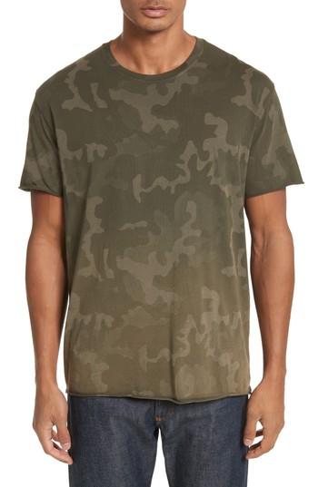Men's Atm Anthony Thomas Melillo Camo Print Crewneck T-shirt /x-large - Green