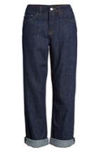Women's Topshop Boutique Indigo Crop Boy Jeans Us (fits Like 2-4) X - Blue