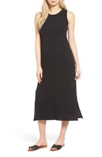 Women's Current/elliott The Perfect Muscle Tee Dress - Black
