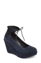 Women's Cordani Remo Ankle Tie Platform Wedge .5us / 36eu - Blue