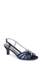 Women's David Tate Cheer Sandal M - Blue