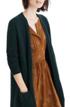 Women's Madewell Kent Cardigan Sweater, Size - Green