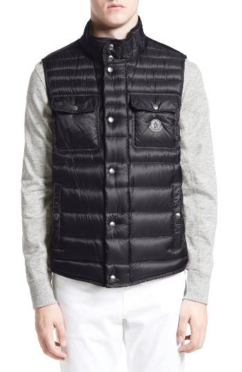 Men's Moncler Ever Quilted Vest - Blue