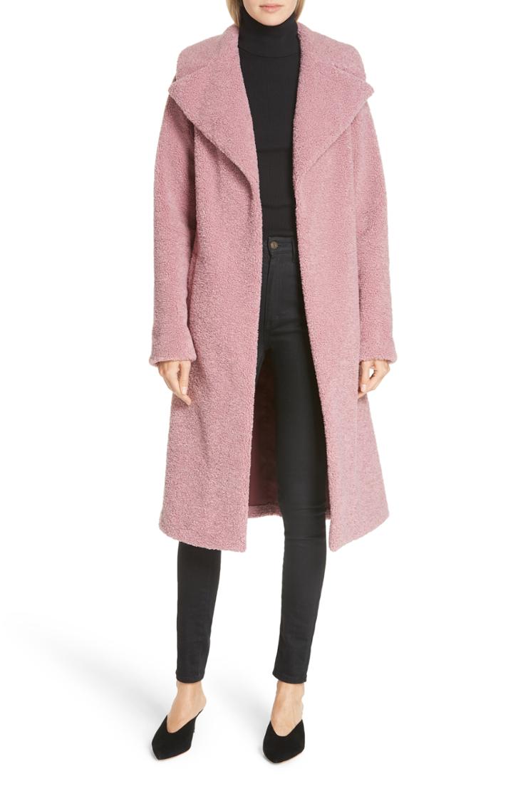 Women's A.l.c. Harlan Faux Shearling Coat - Pink