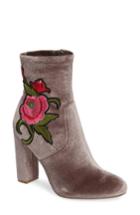 Women's Steve Madden Edition Embroidered Bootie M - Grey