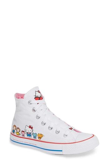 Women's Converse Chuck Taylor All Star Hello Kitty High Top Sneaker M - White