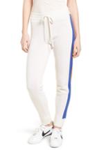 Women's Juicy Couture Side Stripe Cashmere Track Pants - White
